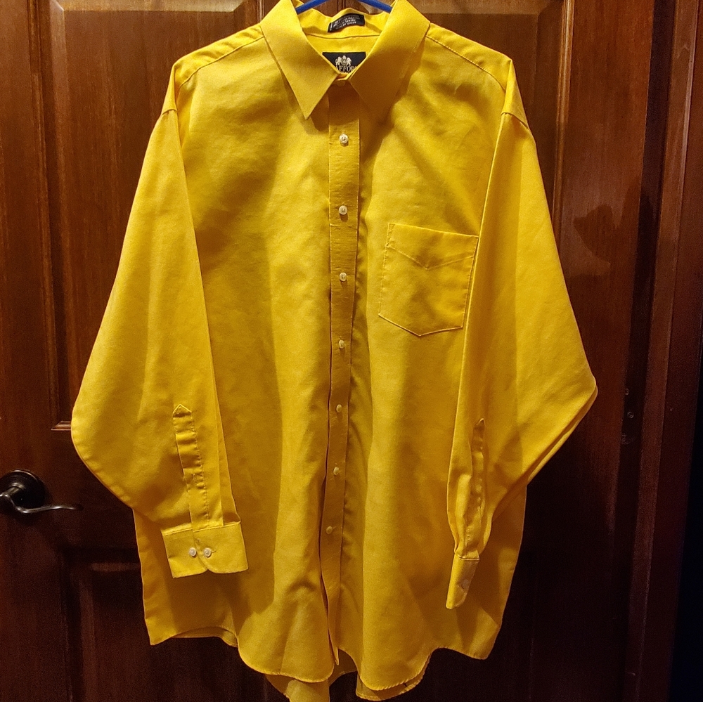 Yellow Stafford dress shirt